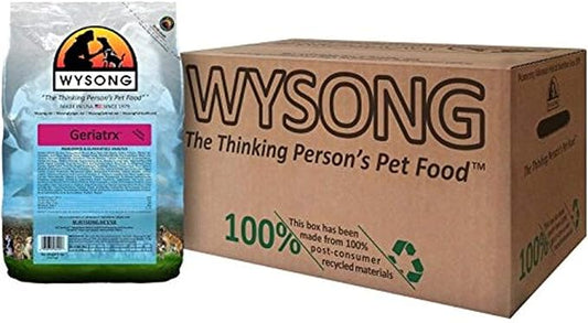 Wysong Geriatrx Senior Feline Formula Dry Cat Food, Four- 5 Pound Bags