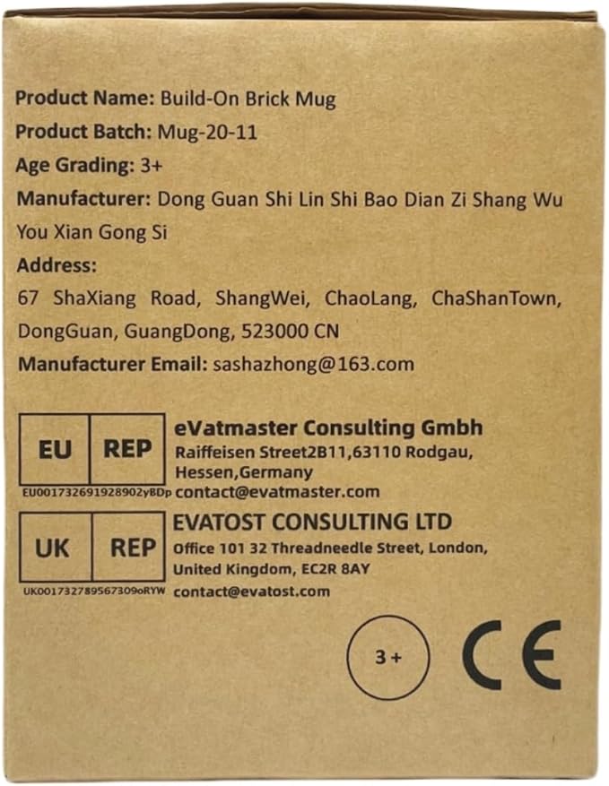 Build-on Brick Coffee Mug, Funny DIY Novelty Cup with Building Blocks Creative for Kids Men Women Xmas Birthday (Rose)