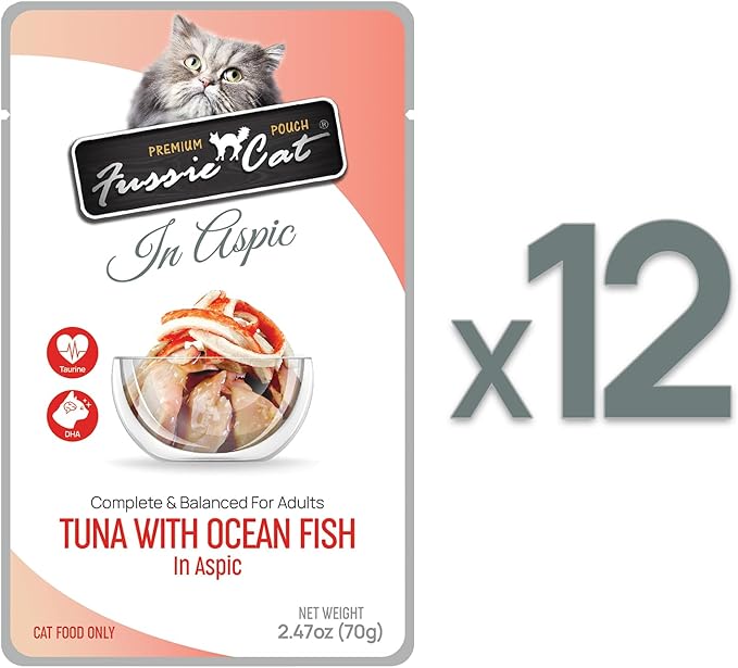 Fussie cat Premium Tuna w/Ocean Fish in Aspic