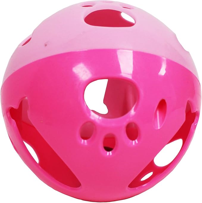Pets First Large Size Cat Ball with Bell Toy for Cats Kittens and Other Animals - Hours of Play for Pets, Large Size for Extra Fun, Rings As It Moves