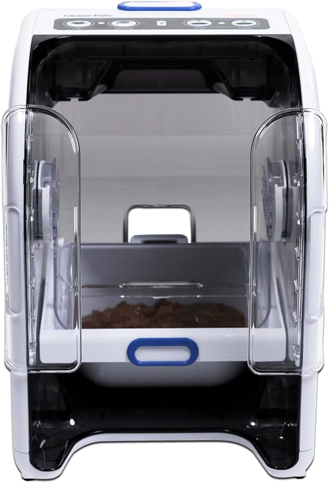 MiBowl Microchip Pet Feeder with Included ID Disc - for Cats and Small Dogs - BPA-Free Bowl and Enclosed Back