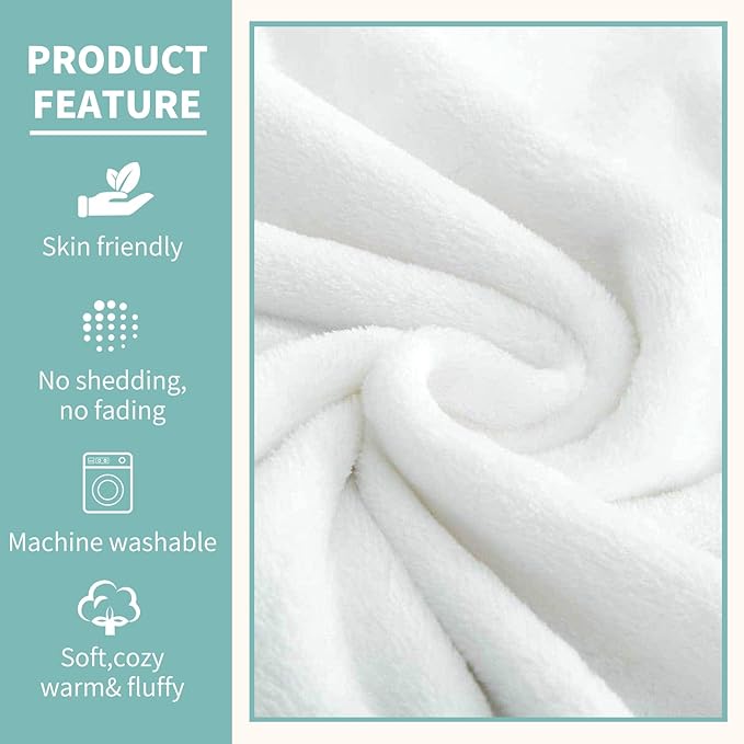 Cat Blanket Gifts for Women Girls Mom Mother's Day Birthday Christmas Valentine Present Kawaii Kitten Fishbone Theme Decor Bedroom Living Room Sofa Couch Soft Cozy Plush Kids Adults Teen Throw 60"x50"