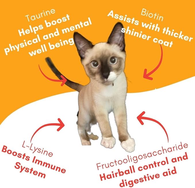 Lickable Cat Treat Pouches for Indoor Cats - All Natural Chicken Puree Tube Treats - Kitten and Senior Soft Wet Cat Food - Grain Free, Lysine, Taurine; 12 Tubes .05 oz ea.