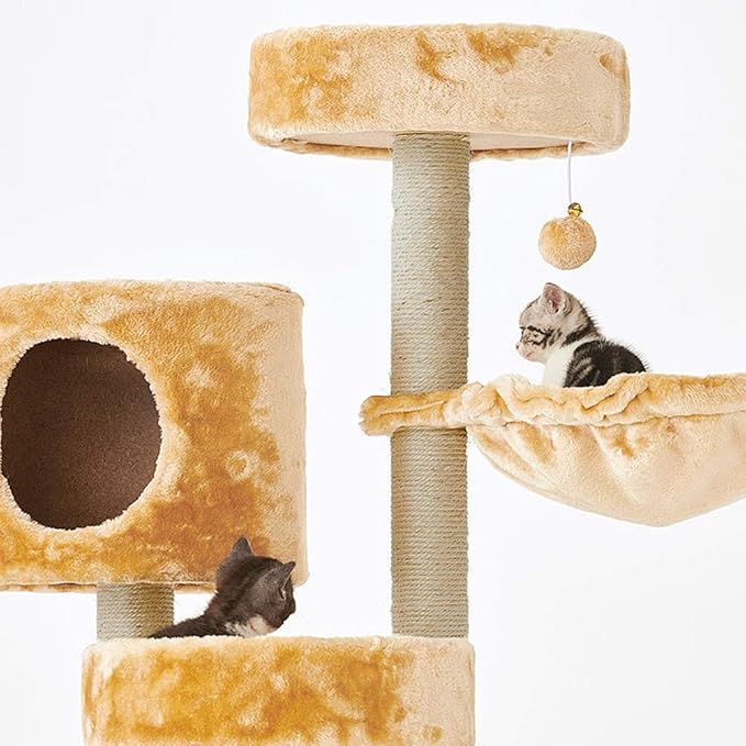 Aoneky Replacement Cat Scratching Post Sisal Rope - Hemp Rope for Cat Tree and Tower (1/4'' 328 Ft)