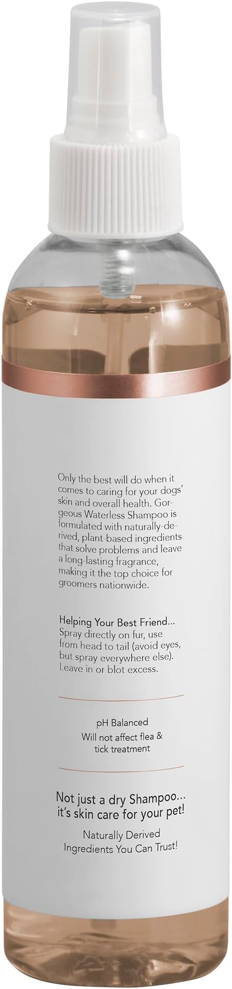 Bobbi Panter Gorgeous Dry Dog & Cat No-Rinse Shampoo Spray, 8oz, Pink