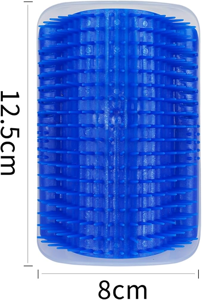 3 Pcs Cat Self-Groomer Soft Wall Corner Cat Grooming Brush Indoors Pet Scratcher Massage Comb with Catnip for Long Short Fur
