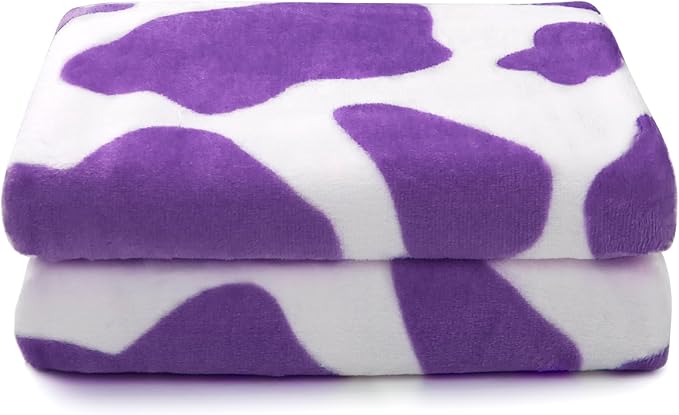 Blankets & Throws Purple Soft Fleece Blankets Throw Blanket for Couch