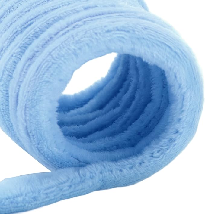 Plush Cat Spring Toys, Colorful Interactive Cat Toys Cat Entertaining Toys, Colorful & Durable Plastic Spring Coils Attract Cats Providing Interactive Playtime and stimulating Their Instincts(Blue)