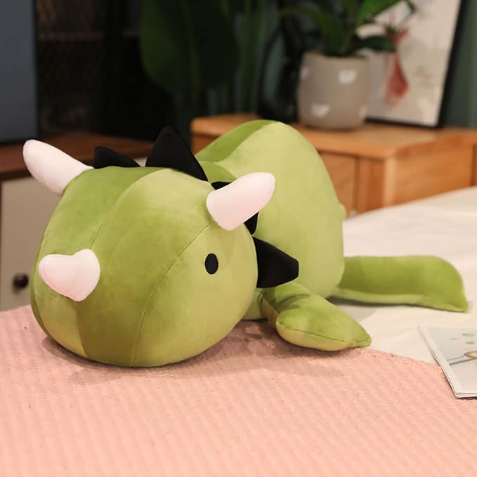 SQEQE Weighted Dinosaur Plush, Weighted Dinosaur Stuffed Animal, Dino Plushies Dino Pillow Toy Gift for Kids Adults 23.6 Inch, 3.1 Lbs