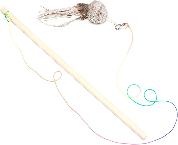 GoCat Cat Lures Octofly Full Toy (Wood Dowel + Attachment)