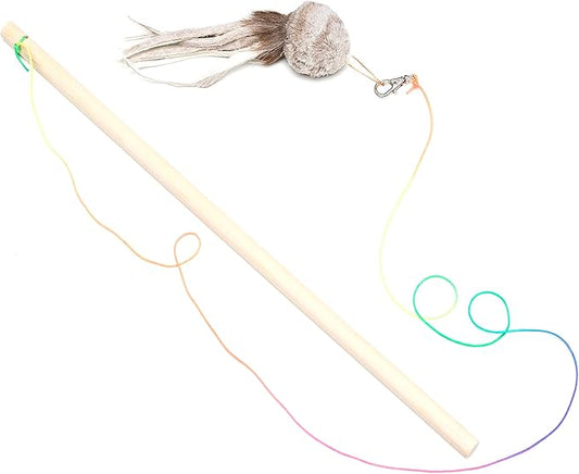 GoCat Cat Lures Octofly Full Toy (Wood Dowel + Attachment)