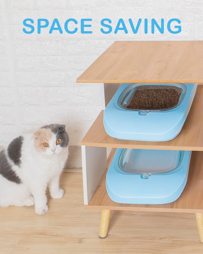 10-13 Lbs Dog Food Stroage Container, Collapsible Dog Food Containers with Airtight Lid, Pet Food Scoop and Silicone Dog Bowl, Pet Food Storage Container Dry Food for Dog, Cat and Other Pets