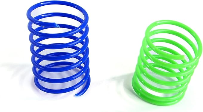 Multicolor Cats Activity Spring Toy, 4Pcs, Interactive Pet Toy, Swatting/Chasing Coils for Indoor Cats, Kittens, Dogs