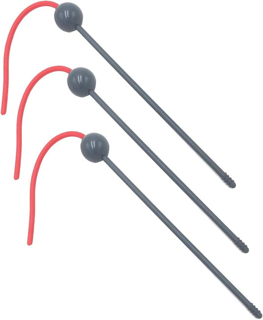 Buyter 3 pcs Replacement Wands for Cat's Meow Motorized Cat Toy Mouse Tail Refills(Only Applicable to Brand cat Meow Toys)