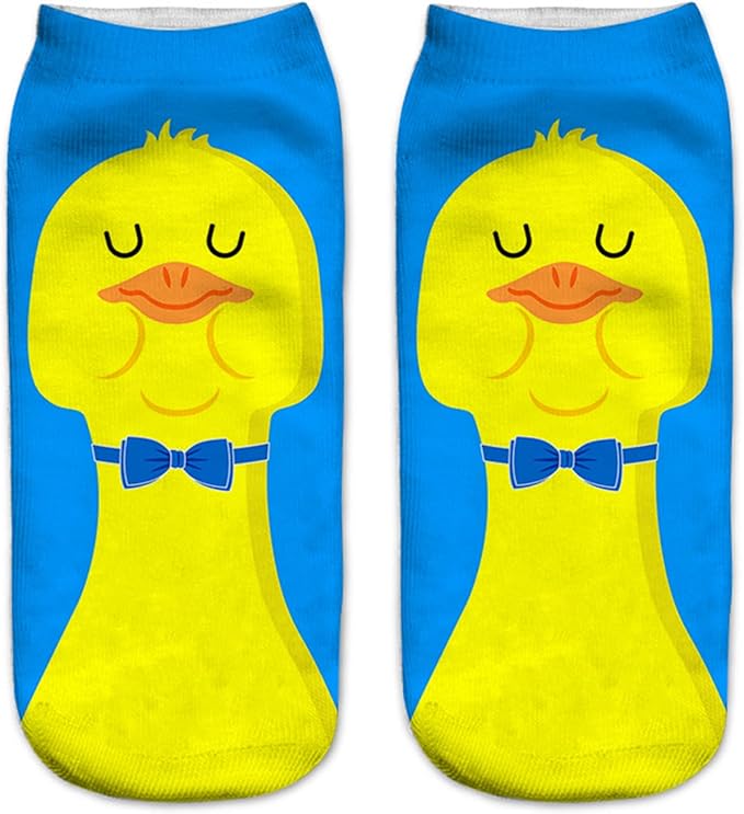 Benefeet Sox Funny Ankle Socks Cute Novelty No Show Animal Fruit Flower Cartoon Colorful Graphic Low Cut Socks for Women Girl