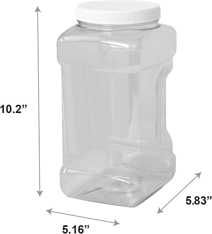 Buddeez Pet Food Storage Solution (Set of 3) - 32QT, 4QT & 2QT BPA-Free Containers with Scoop & Pour Spout for Dry Food, Treats, Chews, Made in USA.