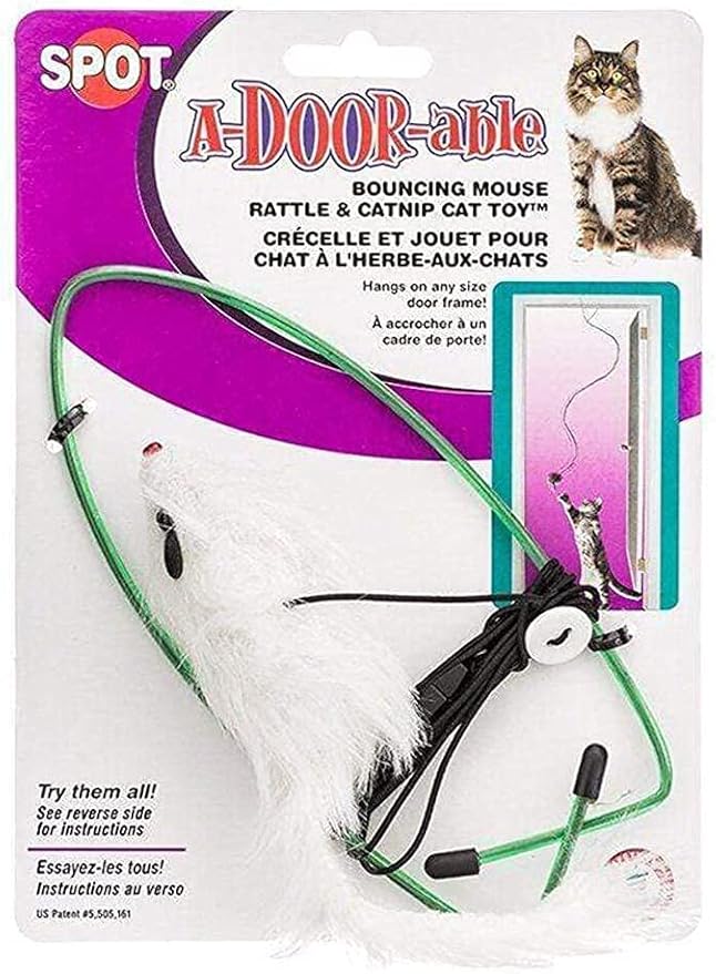 Ethical - Spot A-Dorable Bouncing Mouse Fur Cat Toy