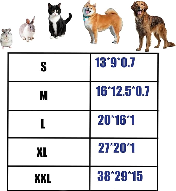 Self Warming Cat Bed, Super Soft Thermal Dog Crate Bed Mat for Sleeping, Washable Anti-Slip Self Heating Pet Kennel Pad for Small Medium Cats Dogs Indoor Outdoor (Color, XL)