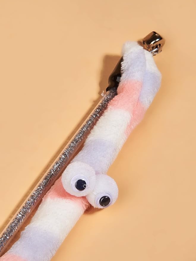 QWINEE Cat Wand Toys, Cat Interactive Toy, Cat Toys for Indoor Cats, Interactive Teaser Toys for Kitty Kitten Multicolor One Size