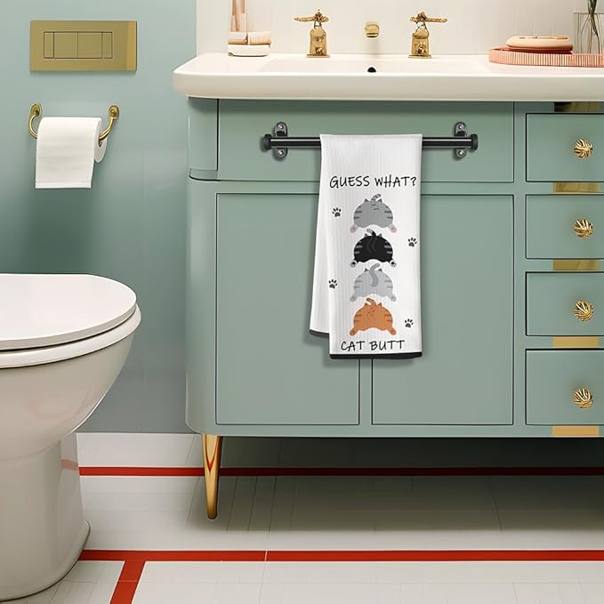 Cat Towel,Cat Hand Towel,Funny Hand Towels,funny bathroom hand towels,Cat Kitchen Towels,Cat Dish Towels,Cat Mom Gifts,Crazy Cat Lady Gifts,Crazy Cat Lady,Cat Lady Gifts,Gifts for Cat Lovers for Women