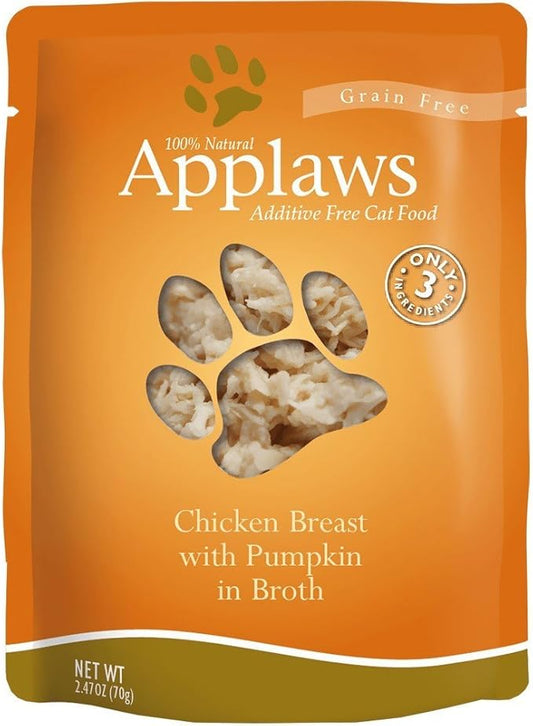Applaws Chicken and Pumpkin Pouch Canned Cat Food 2.4oz