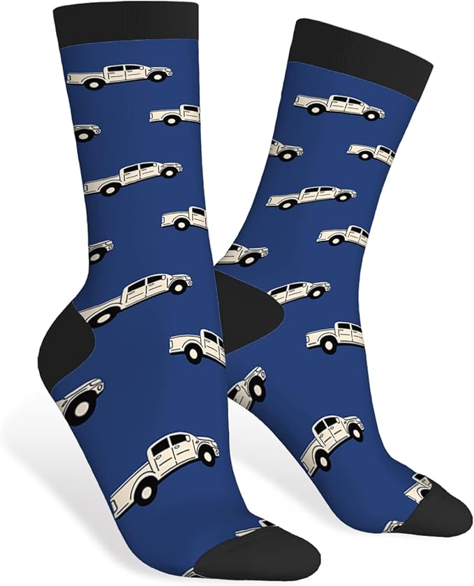 AOYEGO Volleyball Funny Socks Water Polo Balls Iridescent Novelty Casual Crew Socks Contrast Color Design for Women Men Gift