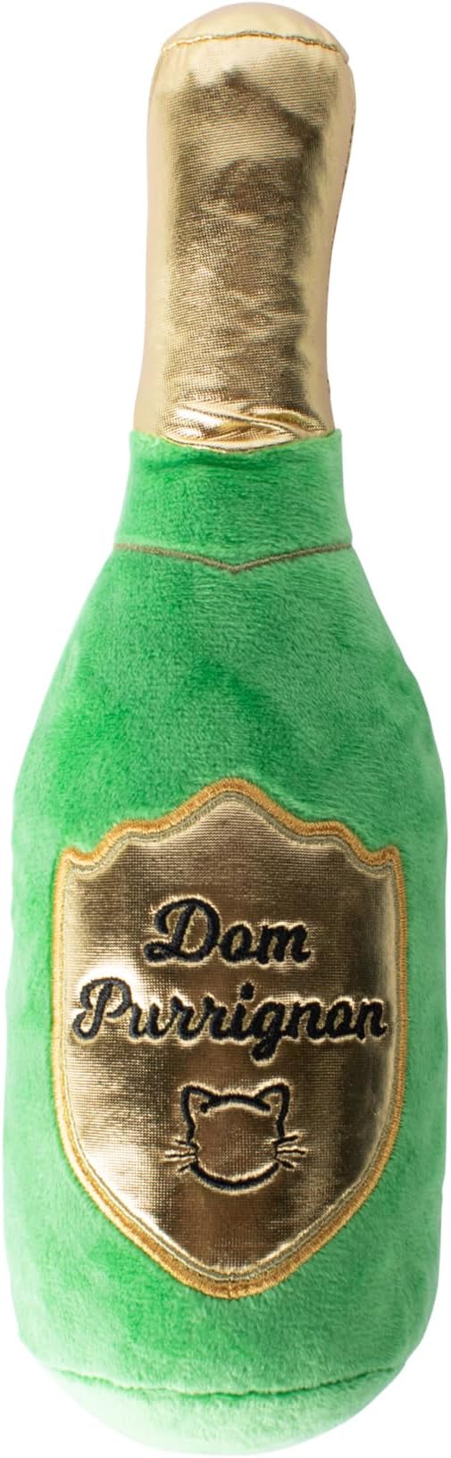 Fringe Studio Plush Cat Toy, Dom Purrignon Kicker, Pet Shop Collection (693008)