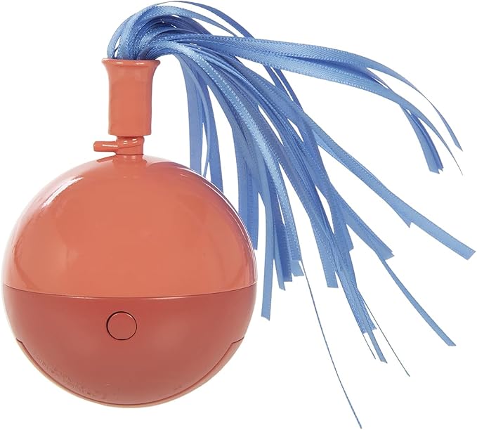 SmartyKat Twirly Top Electronic Motion Ball Cat Toy, Battery Powered - Randomly Selected Color, One Size