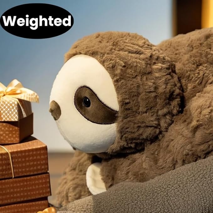 Ryttir 20" Chubbier Large Sloth Stuffed Animal,Soft Sloth Plush Stuffed Sloth Pillow for Kids and Adults - Perfect Christmas Décor Sloth Gifts for Cuddling and Room Decoration