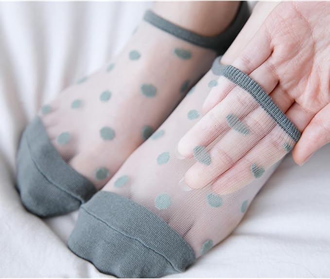 Benefeet Sox Sheer No Show Socks Women Girls Cute Thin Mesh Low Cut Liner Socks for Loafers Boat Shoes