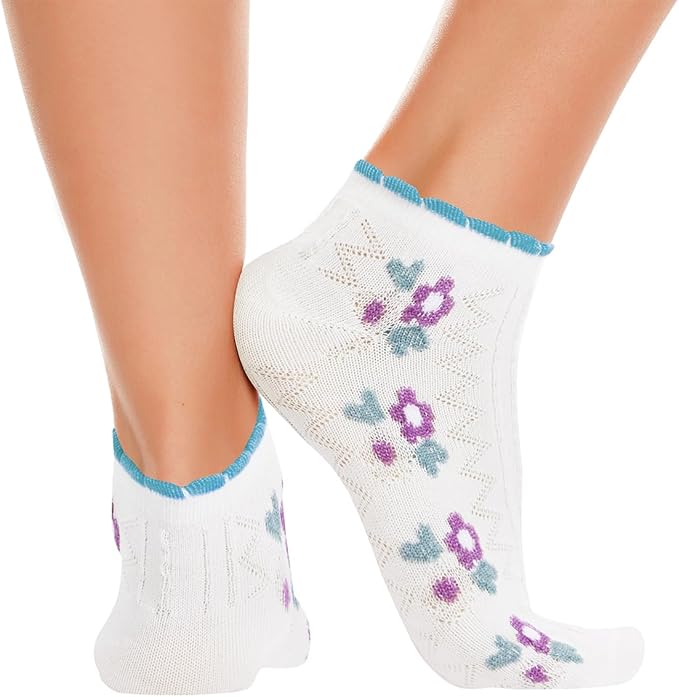 Benefeet Sox Cute Ankle Socks for Women Girls Novelty Patterned Low Cut Cotton Casual Socks Fun Colorful Summer Short Socks