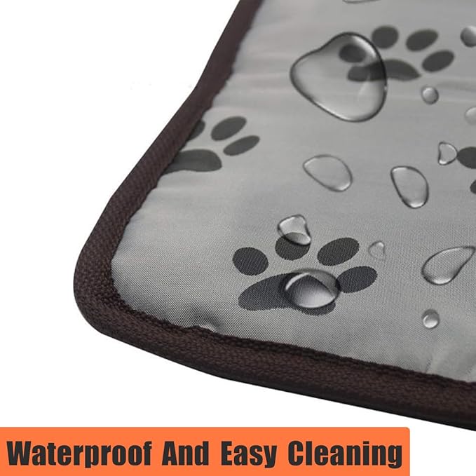 Dog Cat Heating Pad 28" x 18" Waterproof Pet Heated Dog Bed with Intelligent Constant Temperature Switch Add Chewy Resistant Steel Wire Rope