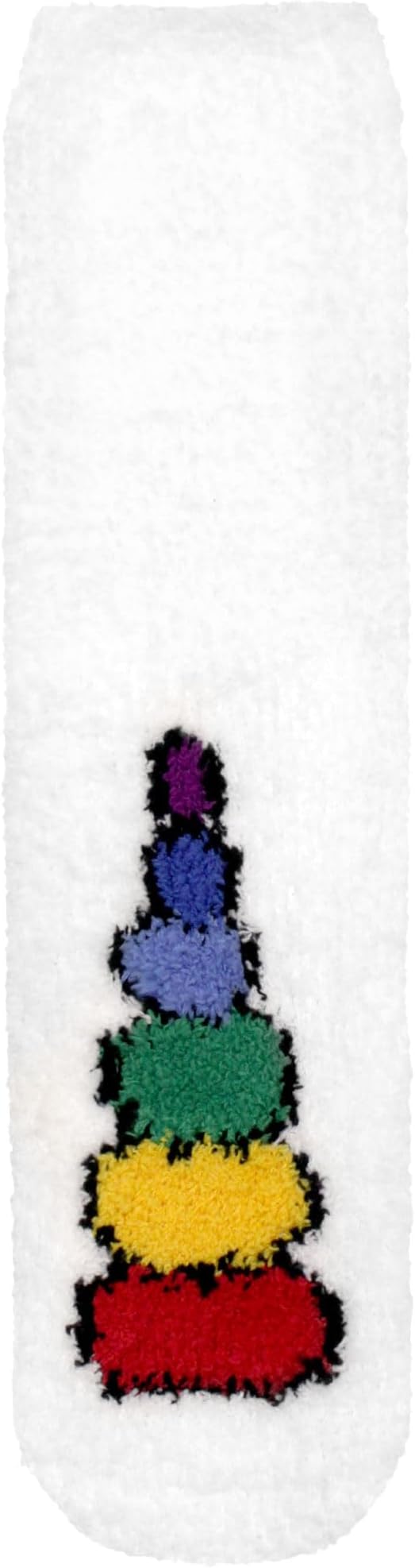 BambooMN Women's Super Soft Warm Microfiber Fuzzy Cozy Unicorn Series Crew Socks