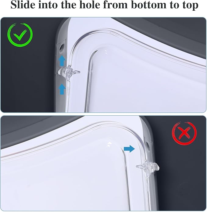 Bolux Foldable Cat Litter Box with Lid, Extra Large, Drawer Type Cat Litter Pan Easy to Scoop & Low Tracking (Dark Grey, 20" L x 16" W x 15" H)