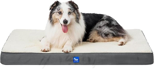 Orthopedic Dog Bed, Memory Foam Revisable Two Side with Washable Removable Cover,Large, 36”x26”