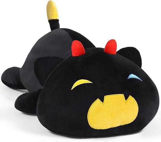 Cat Stuffed Animal, Cute Yellow Cat Plush Toy Pillow Soft Cat Stuffed Animal Kawaii Plushie Toy 50CM/19.7Inch