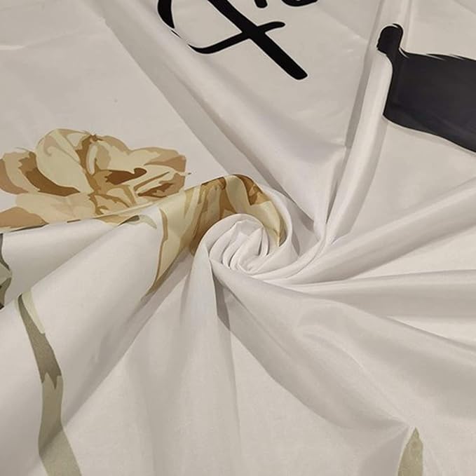 72x84inch Colorful Cartoon Dog and Cat Pawprints Kids' Shower Curtain Cute Animal Lovely Pet Puppy Cat Claw Prints Bath Curtain for Children Baby Bathroom Decor Fabric Polyester with Hooks