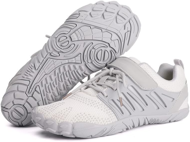 Barefoot Shoes Men Wide Toe Box Zero Drop Water Shoes Men for Gym Workout Minimalist Weightlifting Cross-Trainer Running Hike Grounded Footwear