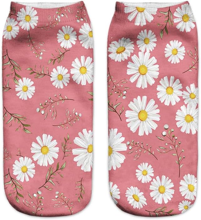 Benefeet Sox Womens Girls Funny Crazy Ankle Socks - Fun Novelty 3D Print Pattern Silly Cute Animal Food