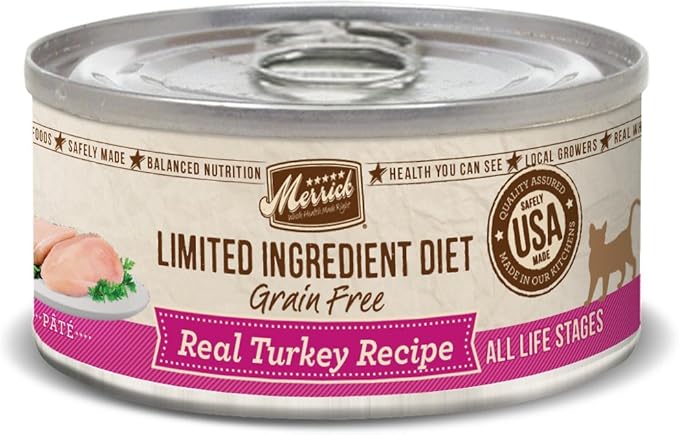 Merrick Limited Ingredient Diet Real Turkey Recipe Cat 24/5Z