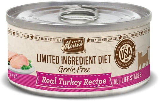 Merrick Limited Ingredient Diet Real Turkey Recipe Cat 24/5Z