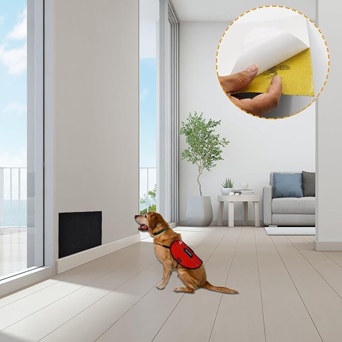 10pcs Dog Nail Scratch Board Sandpaper Replacement 11 * 9 Inch, Emery Dog Sandpaper Scratch Pad Self-Adhesive Sand Paper Dog Scratcher Trim, Nail Care, File Scratch Board for Dog Cat Claw Care