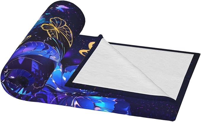 Butterfly Blanket Throw Blanket for Bed Soft Cozy Fluffy Couch Blankets Fleece Blanket Throw Gifts for Women Men Girls Boys 50"x40"