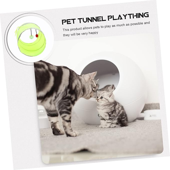 SUPVOX Cat Channel Tunnel Toy Kitten Channel Tunnel Kitten Tunnel Pet Plaything Wear Resistant Cat Plaything Interesting Channel Tunnel Pet Drill Tube Cat Toy