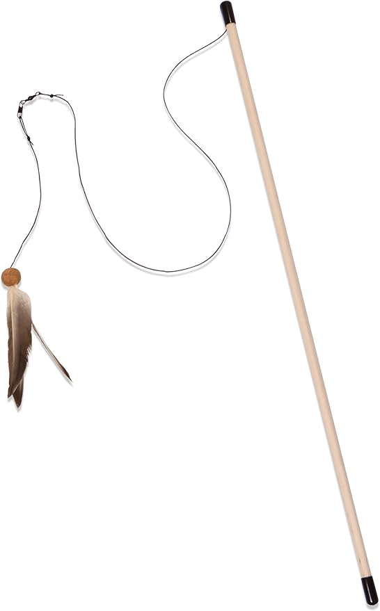 From The Field FFT114 Freddy's Feather Wand Interactive Cat Toy