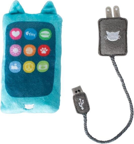 Fringe Studio Plush Cat Toy Set, Charged Up, Mini 2 Piece Set, Pet Shop Collection (692004)