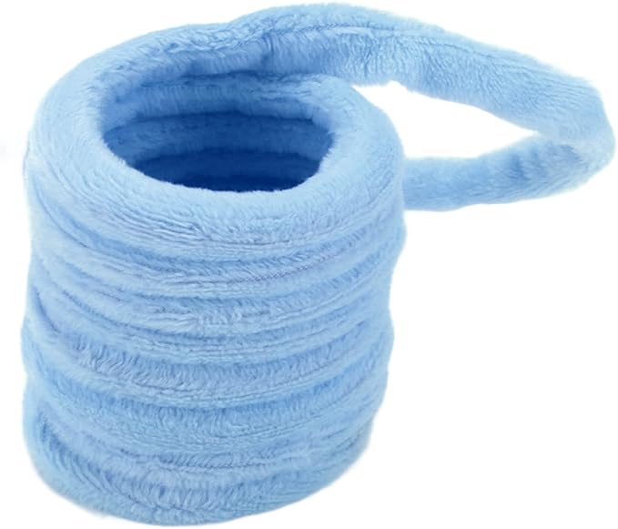 Plush Cat Spring Toys, Colorful Interactive Cat Toys Cat Entertaining Toys, Colorful & Durable Plastic Spring Coils Attract Cats Providing Interactive Playtime and stimulating Their Instincts(Blue)