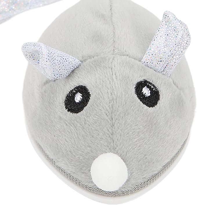 Sazao Electric Moving Mice Toy, USB Charging Cat Mouse Toy Lifelike Toxic Free for Indoor