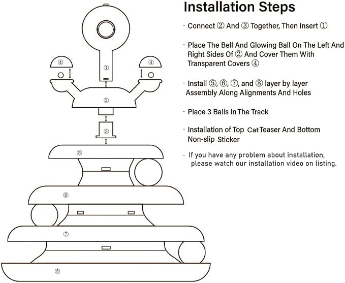 Interactive Cat Toy Kitten Toys Cat Toys with Catnip Balls Cat Toys for Indoor Cats Cat Ball Toy Cat Toys for Bored Indoor Adult Cats Green