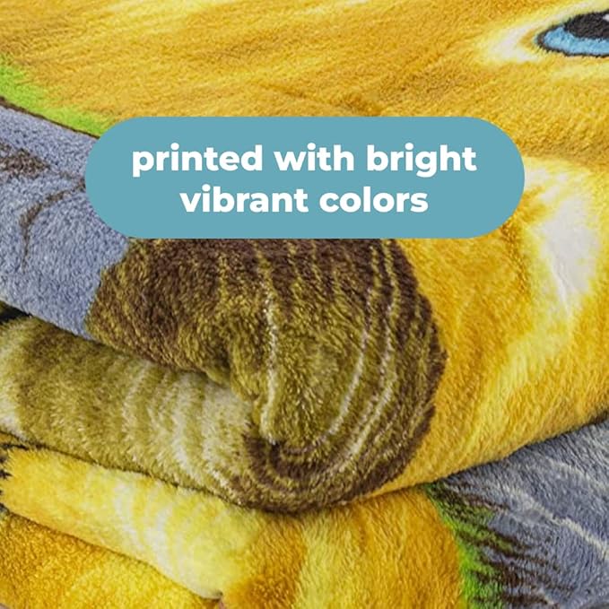 Dawhud Direct Cartoon Selfie Cat Fleece Blanket for Bed, 75" x 90" Queen Size Kitten Fleece Throw Blanket for Women, Men and Kids - Super Soft Plush Cat Blanket Throw